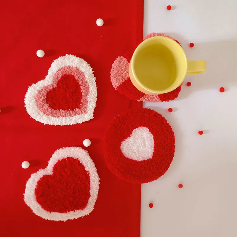 Meian Embroidery Punch Needle Kit Heart Coasters 2 Pieces DIY Embroidery Hoop Soft Yarn Punch Needle Sewing Needlework Wool
Meian Embroidery Punch Needle Kit Heart Coasters 2 Pieces DIY Embroidery Hoop Soft Yarn Punch Needle Sewing Needlework Wool
