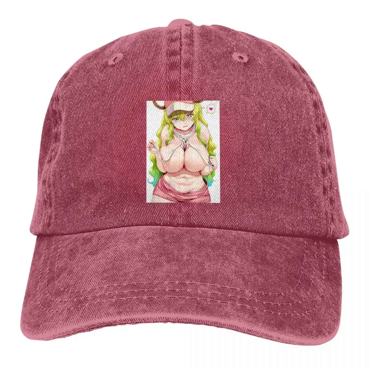 Lucoa Miss Kobayashi Dragon Maid Художественный рисунок Мода на открытом воздухе Бейсболка