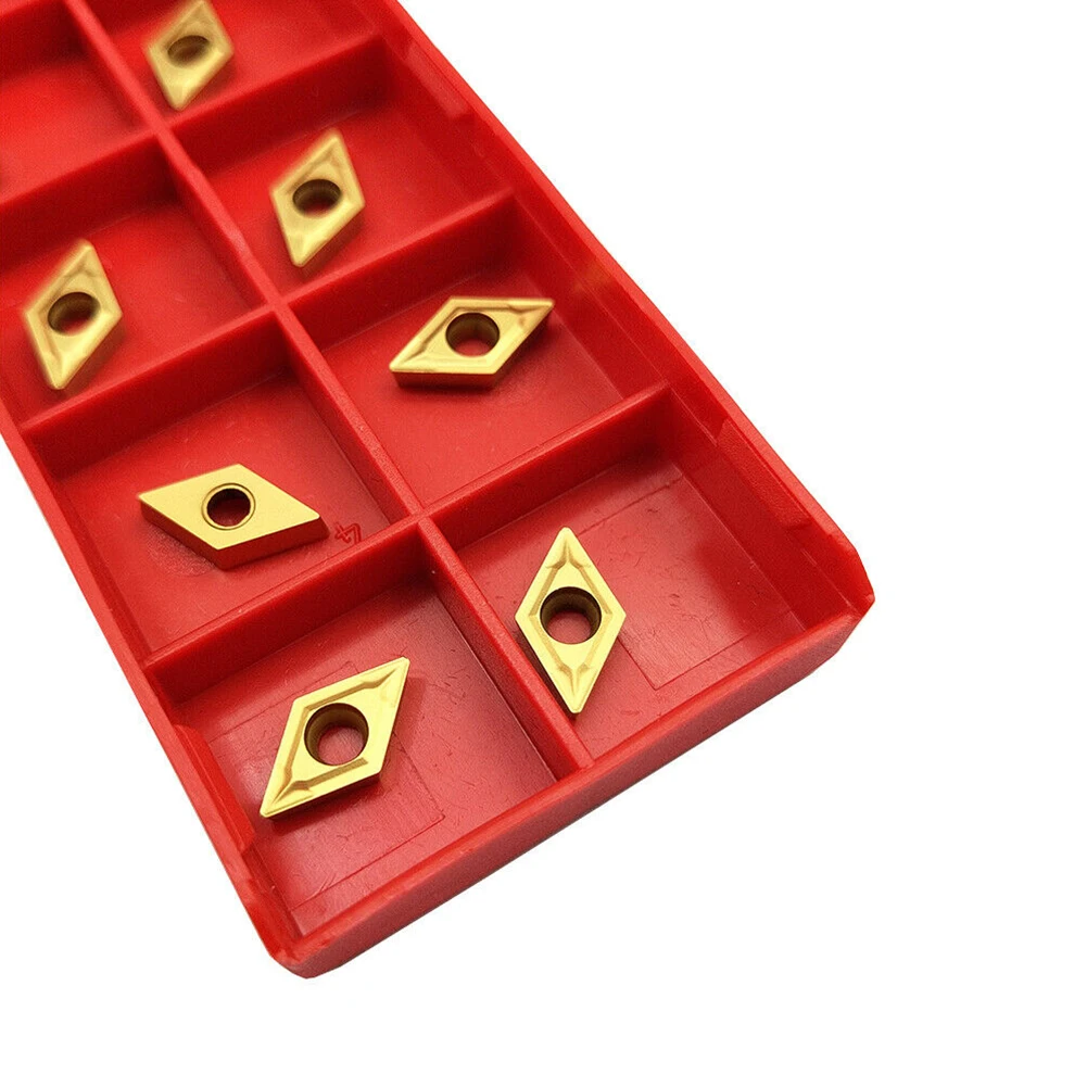 20PCS Carbide Inserts DCMT070204 YBC251 For Lathe Turning Tool Boring Bar Semi-finishing Finishing Tools Accessories
20PCS Carbide Inserts DCMT070204 YBC251 For Lathe Turning Tool Boring Bar Semi-finishing Finishing Tools Accessories