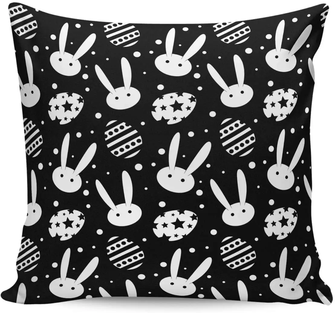 Throw Pillow Case Easter Eggs and Rabbit Cotton Linen Square Throw Pillow Covers Home Sofa Pillow Case
Throw Pillow Case Easter Eggs and Rabbit Cotton Linen Square Throw Pillow Covers Home Sofa Pillow Case