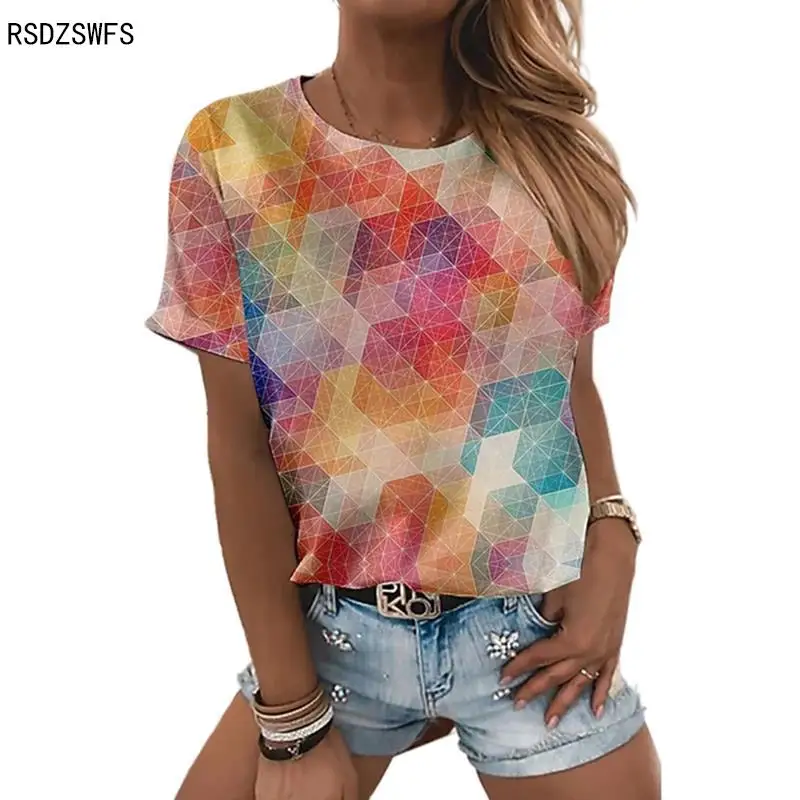 3D Digital Print Colorful T-shirts Men Women Fashion Clothes Hip-hop T-shirts Dizzy Image Irregular Tops 
3D Digital Print Colorful T-shirts Men Women Fashion Clothes Hip-hop T-shirts Dizzy Image Irregular Tops