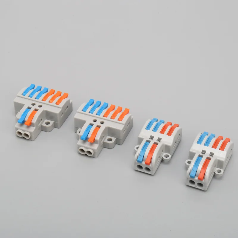 Electrical Connectors Quick Wiring Connector Universal Splitter Cable Push-in Can Combined Butt Home Terminal Block SPL-42/62
Electrical Connectors Quick Wiring Connector Universal Splitter Cable Push-in Can Combined Butt Home Terminal Block SPL-42/62