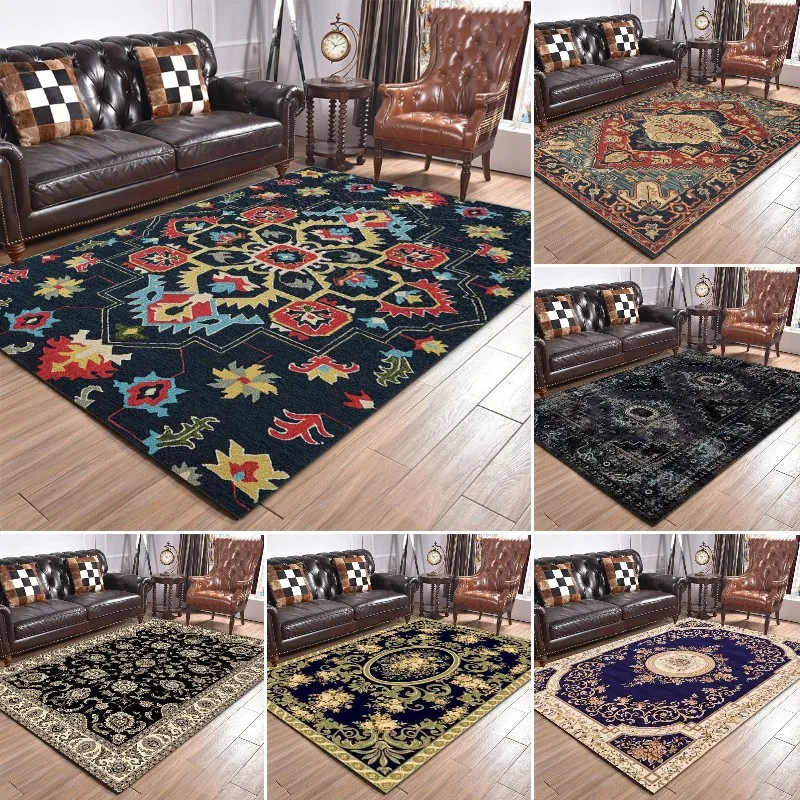 

Persian Bohemia Turkey Series Area Rug Large Rugs Carpets for Living Room Bedroom Decorative,Kitchen Bathroom Non-slip Floor Mat