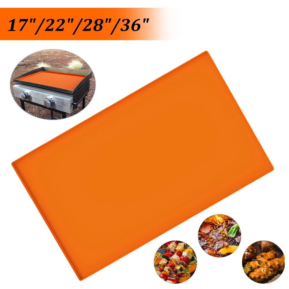 Griddle Cover Silicone Mat for Blackstone 17" 22" 28" 36" Protective Top Cover Mat Dustproof Grill Protection Mat Accessories
Griddle Cover Silicone Mat for Blackstone 17" 22" 28" 36" Protective Top Cover Mat Dustproof Grill Protection Mat Accessories