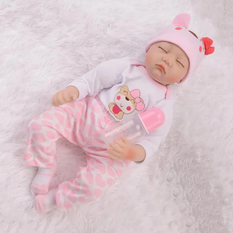 Rebirth doll simulation baby doll 55cm sleep with eyes closed soft baby toy Doll for novice mothers to learn boys girls doll
Rebirth doll simulation baby doll 55cm sleep with eyes closed soft baby toy Doll for novice mothers to learn boys girls doll