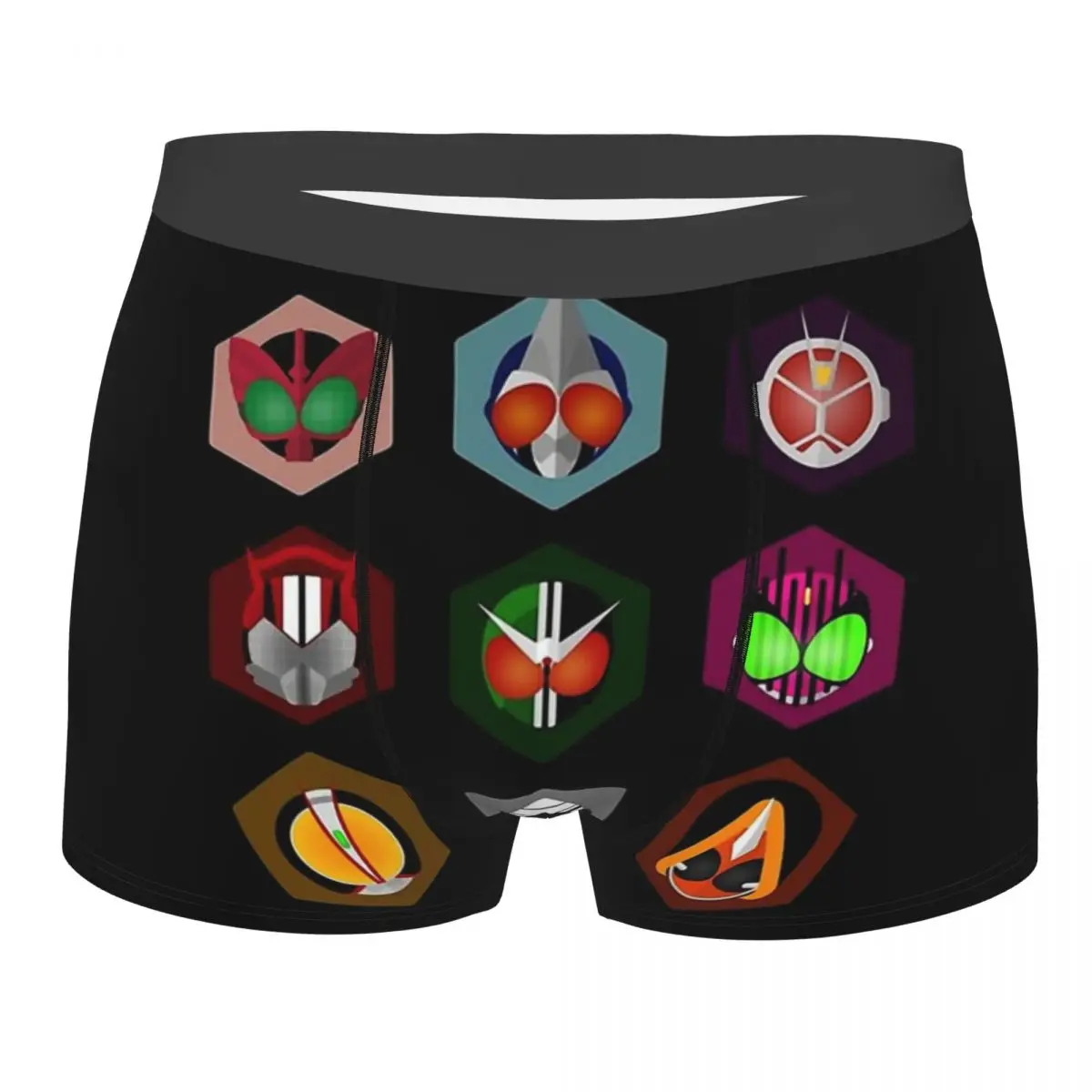 Мужские боксеры 3x3 Kamen Rider, дышащее нижнее белье Kamen Rider, шорты с принтом, подарок на день рождения
Мужские боксеры 3x3 Kamen Rider, дышащее нижнее белье Kamen Rider, шорты с принтом, подарок на день рождения