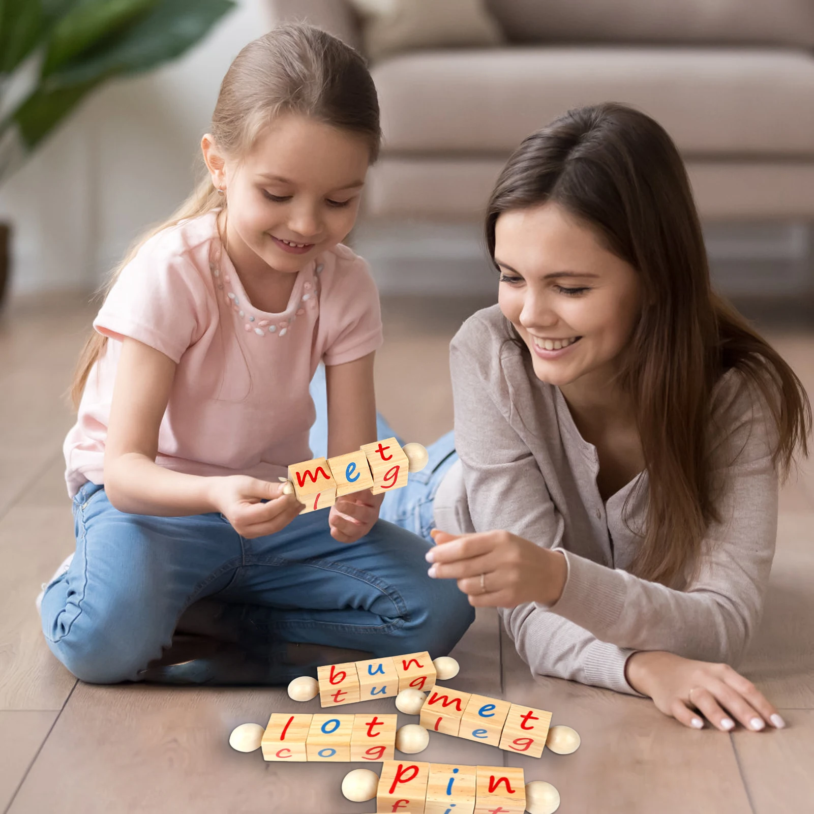 Wooden Alphabet Blocks Puzzle Spinning And Reading Letter Blocks For Kids ABC Wooden Blocks Montessori Phonetic Learning Toy
Wooden Alphabet Blocks Puzzle Spinning And Reading Letter Blocks For Kids ABC Wooden Blocks Montessori Phonetic Learning Toy