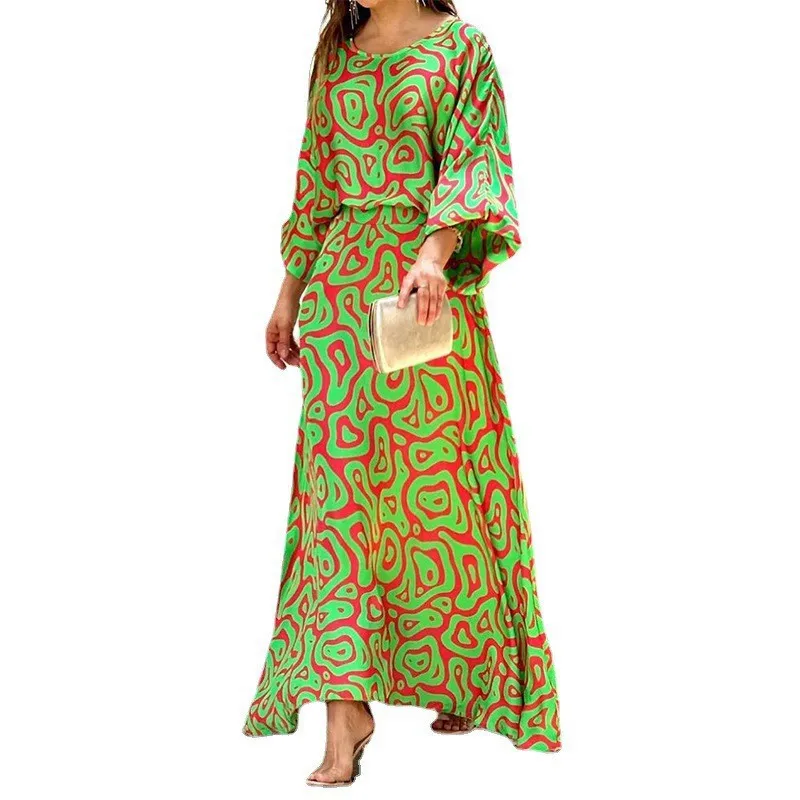 BTFG 2022 Summer Women's Elegant High-end Leisure Loose Printed Lantern Long Sleeve Shirt+High-waist Half-length Dress Set
BTFG 2022 Summer Women's Elegant High-end Leisure Loose Printed Lantern Long Sleeve Shirt+High-waist Half-length Dress Set