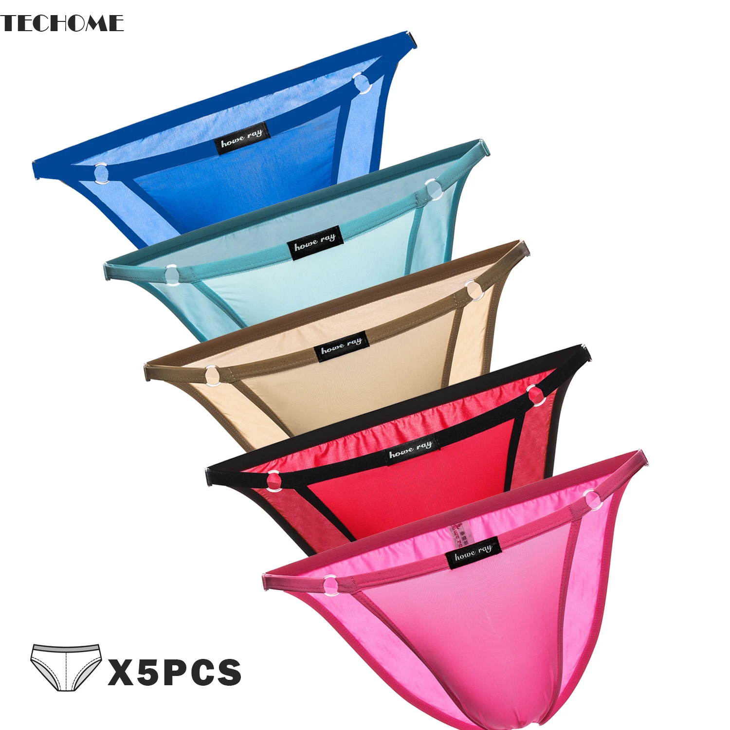 5 шт., мужские трусы-бикини с заниженной талией
5 шт., мужские трусы-бикини с заниженной талией