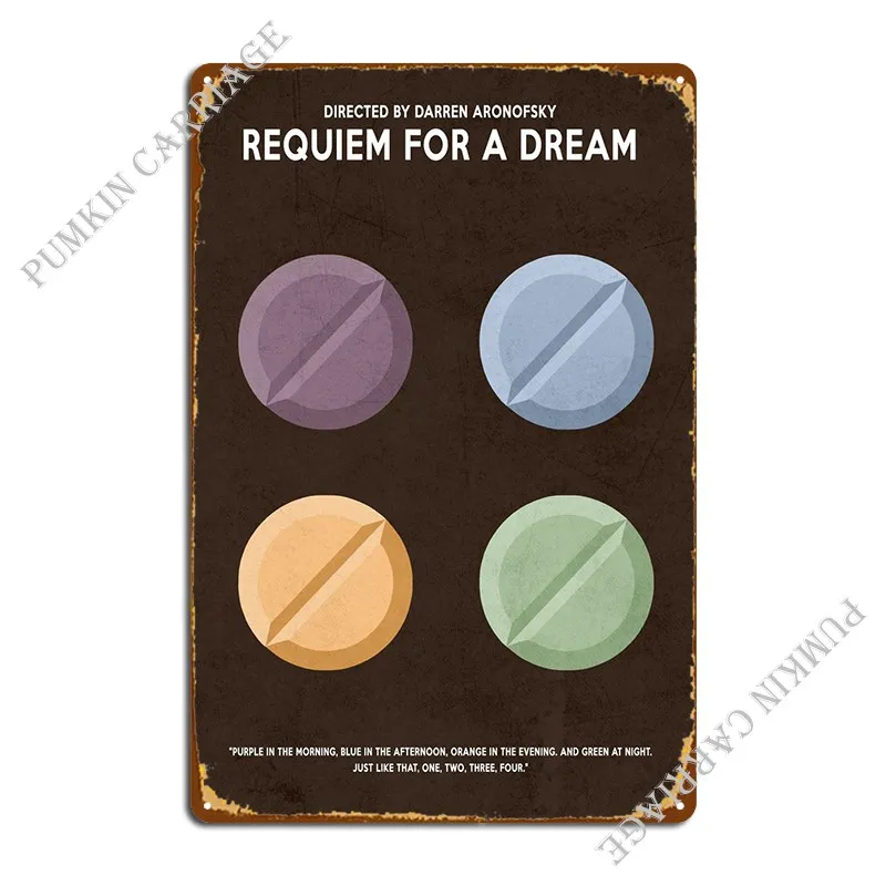Реквием для мечты, металлическая табличка, Настенный декор, настенная роспись, проектирование оловянного знака, плакат
Реквием для мечты, металлическая табличка, Настенный декор, настенная роспись, проектирование оловянного знака, плакат