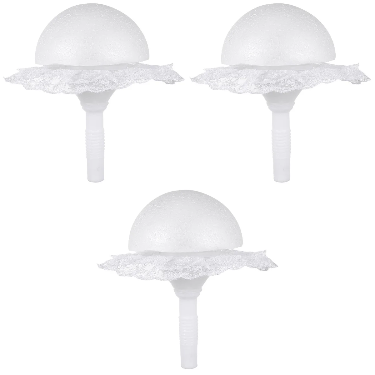 3 Sets Foam Hemisphere Wedding Bouquet Floral Holder Holders Handle Flower Bride for DIY
3 Sets Foam Hemisphere Wedding Bouquet Floral Holder Holders Handle Flower Bride for DIY