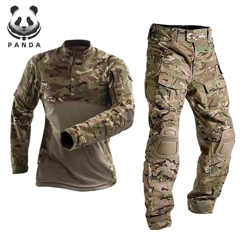 Military Tactical Uniform Army Combat Pants With Pads Camo Airsoft Windproof Suits Hunting Men Clothes Multicam Camouflage Shirt
Military Tactical Uniform Army Combat Pants With Pads Camo Airsoft Windproof Suits Hunting Men Clothes Multicam Camouflage Shirt