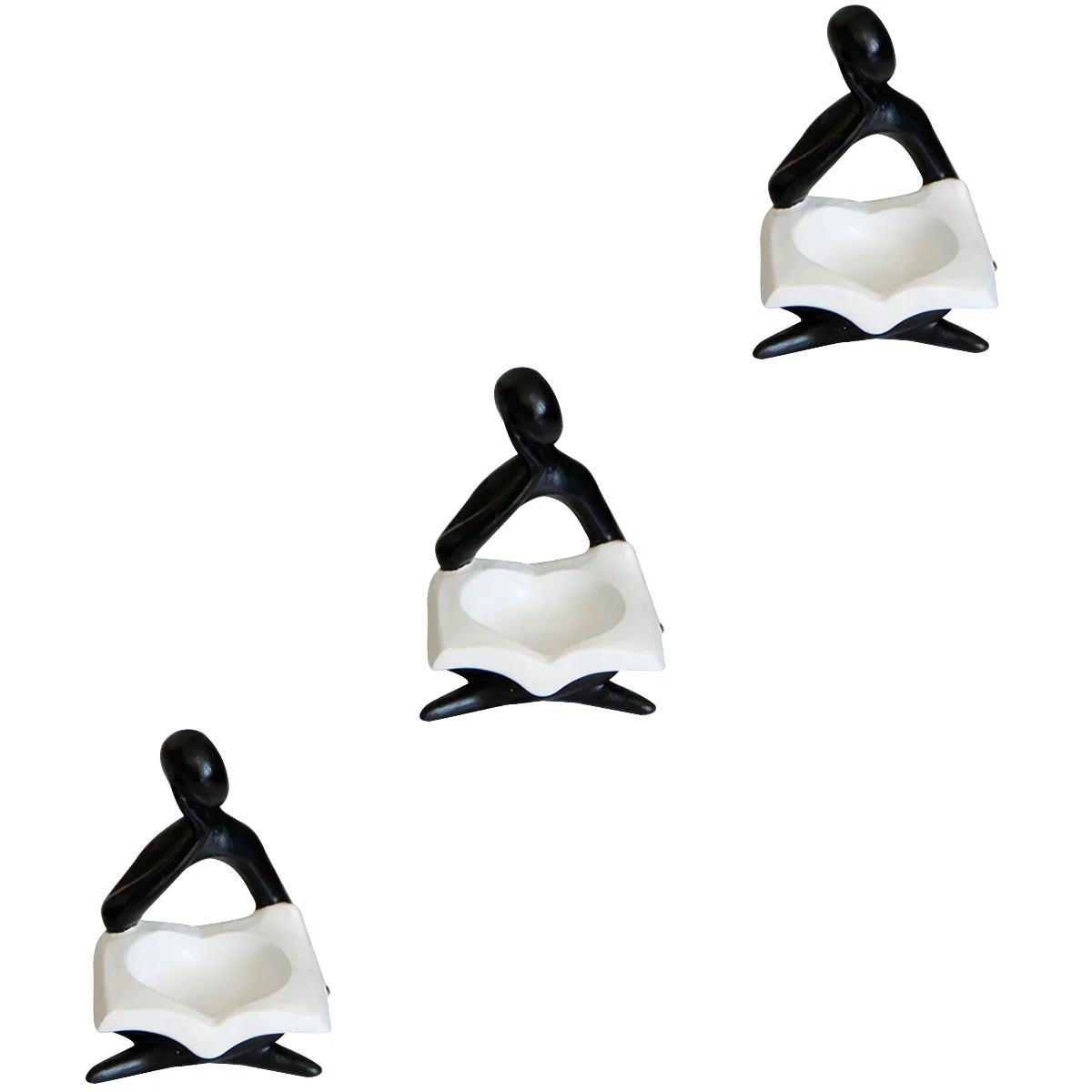 3pcs Abstract Figure Holder Figure Gesture Candlestick Adornment 
3pcs Abstract Figure Holder Figure Gesture Candlestick Adornment