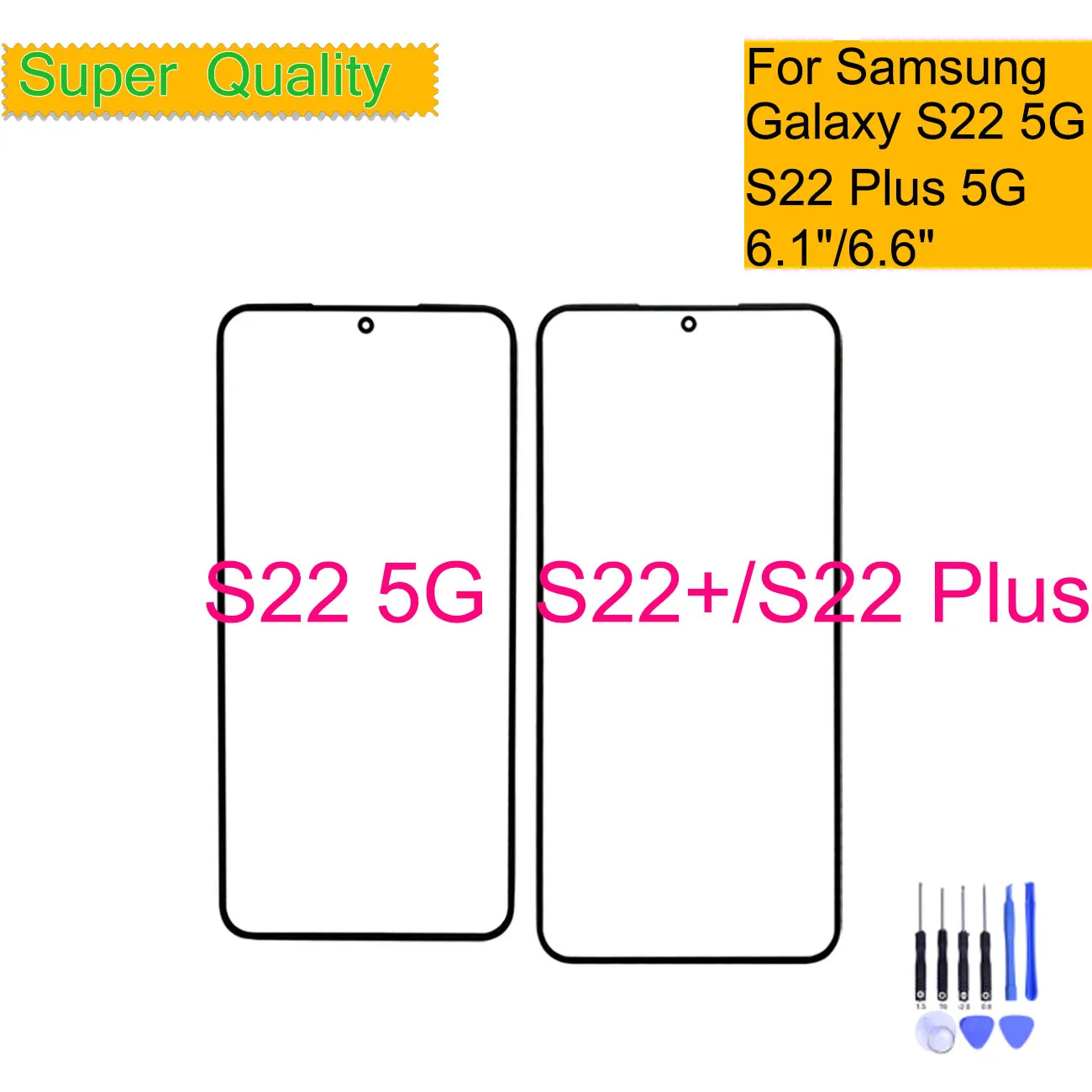 Replacement For Samsung Galaxy S22 5G S901 Touch Screen Front Glass Panel Outer S22+ S22 Plus 5G S906 LCD Glass Lens
Replacement For Samsung Galaxy S22 5G S901 Touch Screen Front Glass Panel Outer S22+ S22 Plus 5G S906 LCD Glass Lens