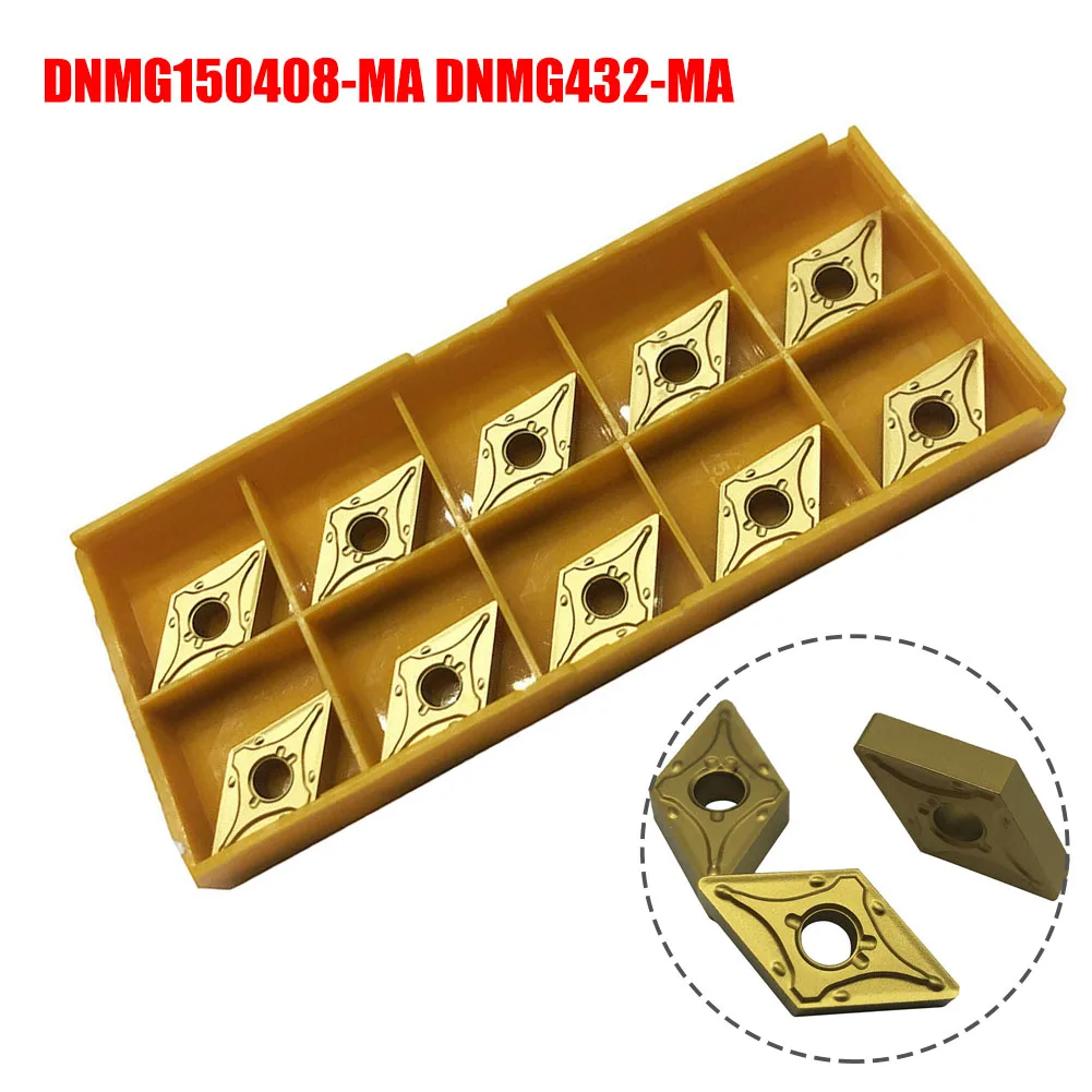 Carbide Inserts DNMG150408 MA DNMG432 MA Carbide Inserts Expertly Designed for Machining Dirty Environments Pack of 10
Carbide Inserts DNMG150408 MA DNMG432 MA Carbide Inserts Expertly Designed for Machining Dirty Environments Pack of 10