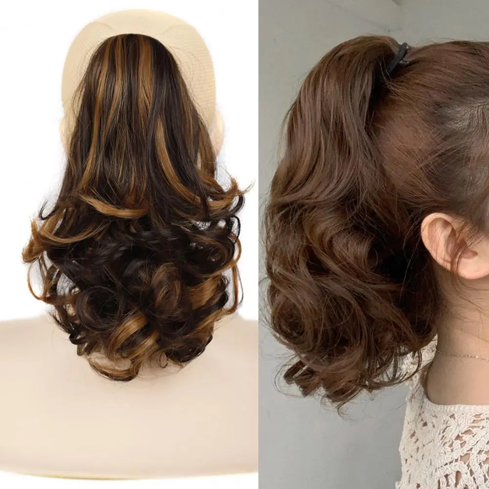 Elegant Women Wig Heat-Resistant Hair Extension Lightweight High Temperature Fiber Ponytail Hair
Elegant Women Wig Heat-Resistant Hair Extension Lightweight High Temperature Fiber Ponytail Hair