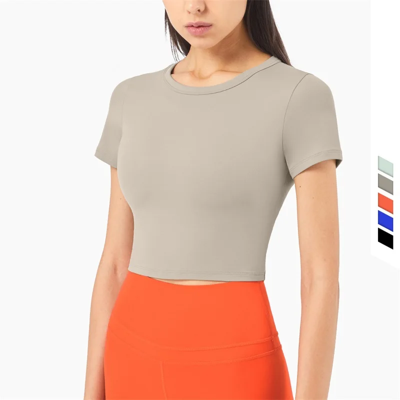 Best Luluwomen Health Yoga Short Sleeve Shirt Crew Neck Loose Sports Top Bodysuit Running Gym Training T-Shirt Free Shipping
Best Luluwomen Health Yoga Short Sleeve Shirt Crew Neck Loose Sports Top Bodysuit Running Gym Training T-Shirt Free Shipping