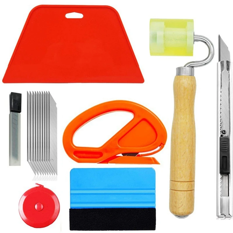 16-Piece Set Of Car Film Wallpaper Tool Wallpaper Smoothing Tool With Seam Roller Hard Scraper Tape Measure
16-Piece Set Of Car Film Wallpaper Tool Wallpaper Smoothing Tool With Seam Roller Hard Scraper Tape Measure