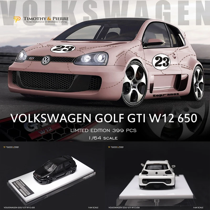 TP 1:64 GOLF GTI W12 650 Original Modification Pink Pig Resin Diorama Car Model Collection Miniature Carros Toys
TP 1:64 GOLF GTI W12 650 Original Modification Pink Pig Resin Diorama Car Model Collection Miniature Carros Toys