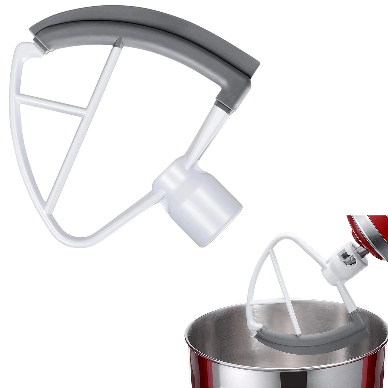 4.5/5 QT Edge Beater For Kitchen-aid Mixer 4.5-5 Quart Flat Beater Paddle Edge Beater For Kitchen-Aid Tilt-Head Stand Mixer Edge
4.5/5 QT Edge Beater For Kitchen-aid Mixer 4.5-5 Quart Flat Beater Paddle Edge Beater For Kitchen-Aid Tilt-Head Stand Mixer Edge