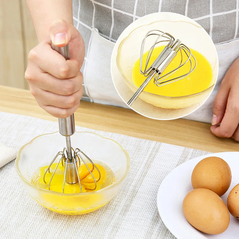 1pcs Egg Beater Semi-Automatic Stainless Steel Egg Whisk Manual Hand Mixer Self Turning Eggs Stirrer Home Kitchen Eggs Tools
1pcs Egg Beater Semi-Automatic Stainless Steel Egg Whisk Manual Hand Mixer Self Turning Eggs Stirrer Home Kitchen Eggs Tools