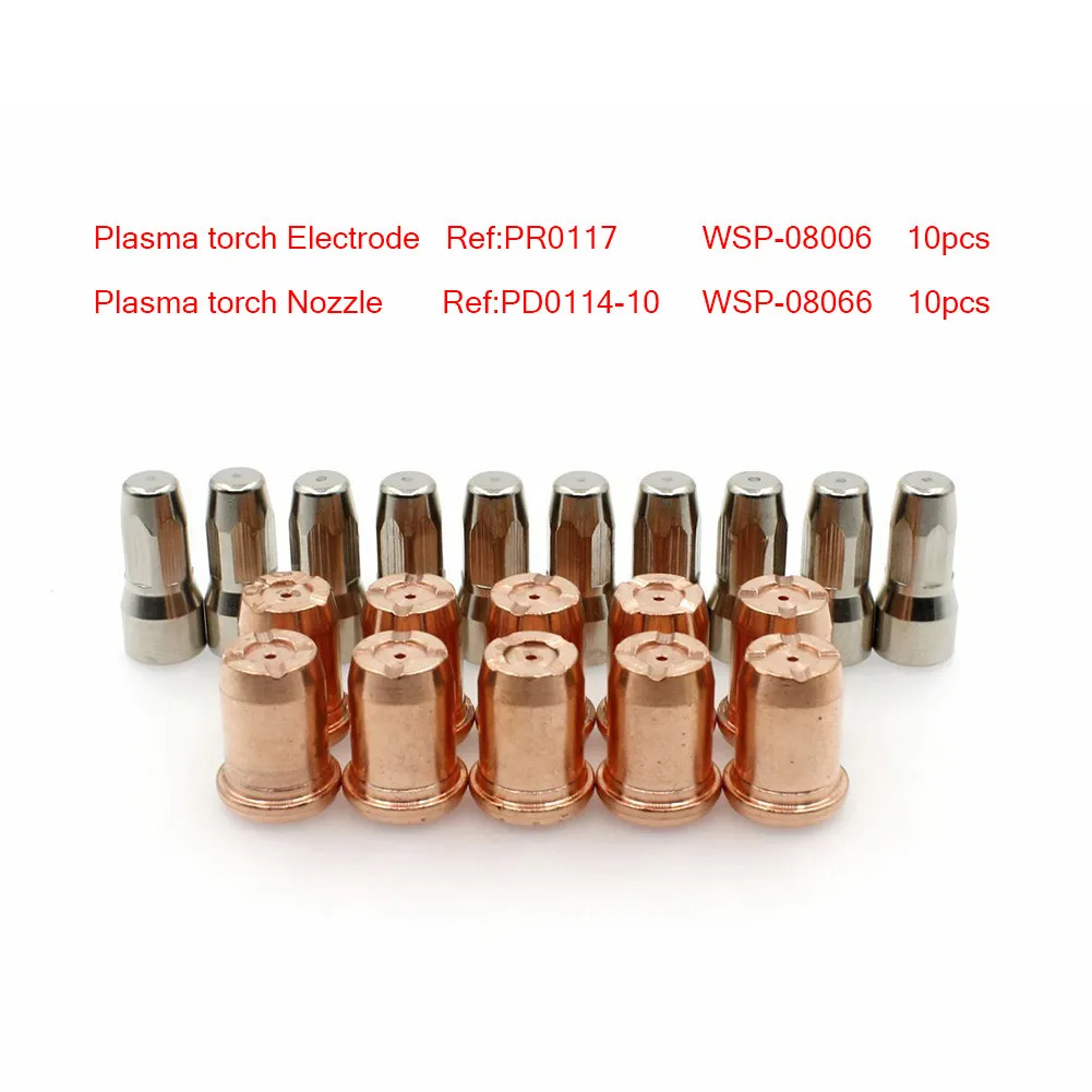 20pcs PR0117 Plasma Electrode PD0114-10 Tip 1.0mm For Trafimet S75 Cutting Torch WS OEM Plasma Cutting Machine Consumables
20pcs PR0117 Plasma Electrode PD0114-10 Tip 1.0mm For Trafimet S75 Cutting Torch WS OEM Plasma Cutting Machine Consumables