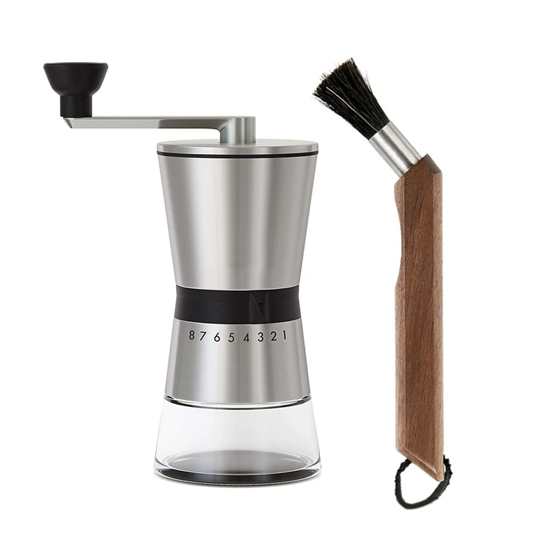 1Pcs Cleaning Brush Coffee Grinder Brush With Lanyard Storage Bag & 1Pcs Manual Coffee Grinder 304 Stainless Steel
1Pcs Cleaning Brush Coffee Grinder Brush With Lanyard Storage Bag & 1Pcs Manual Coffee Grinder 304 Stainless Steel
