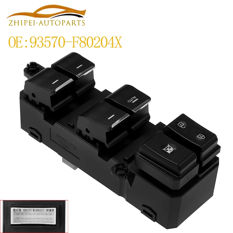 Переключатель электростеклоподъемника 93570-F80204X для Hyundai Tucson 2015 2016 2017 2018 2019 2020
Переключатель электростеклоподъемника 93570-F80204X для Hyundai Tucson 2015 2016 2017 2018 2019 2020