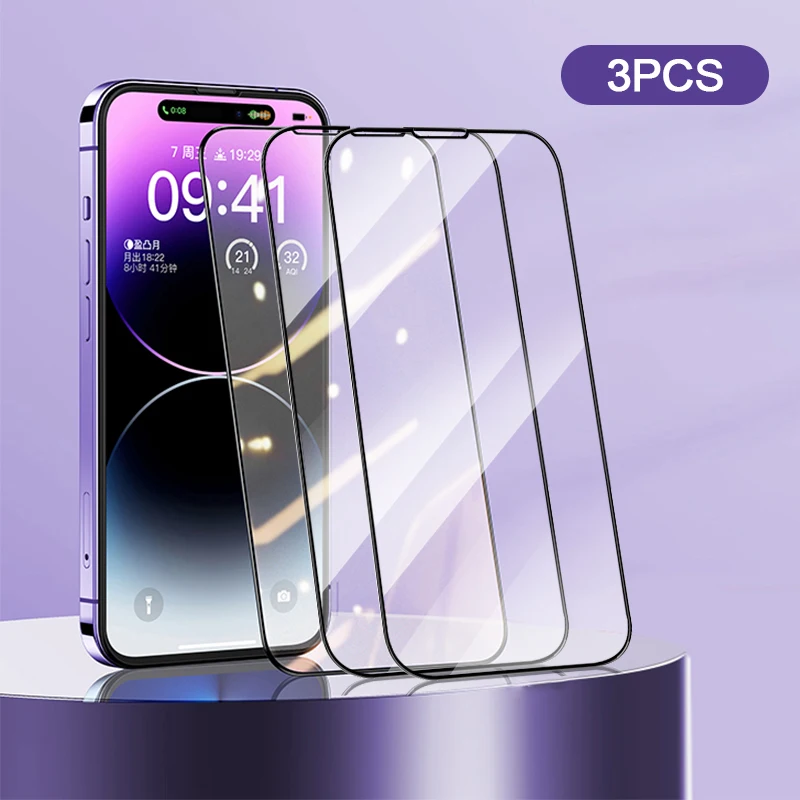 Закаленное стекло с полным покрытием для iPhone 14 Pro Max, Защитная пленка для экрана iPhone 13, 12, 11, 14 Pro, XS Max, 7, 8, 6S Plus, X, XR, стекло, 3 шт.
Закаленное стекло с полным покрытием для iPhone 14 Pro Max, Защитная пленка для экрана iPhone 13, 12, 11, 14 Pro, XS Max, 7, 8, 6S Plus, X, XR, стекло, 3 шт.