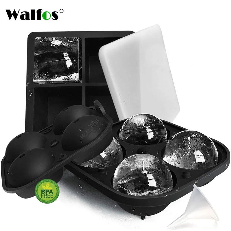 Силиконовые формы WALFOS, квадратный поднос для кубиков льда, Круглый льдогенератор шариков с воронкой, виски, вина, охлаждающий льдогенератор...
Силиконовые формы WALFOS, квадратный поднос для кубиков льда, Круглый льдогенератор шариков с воронкой, виски, вина, охлаждающий льдогенератор...
