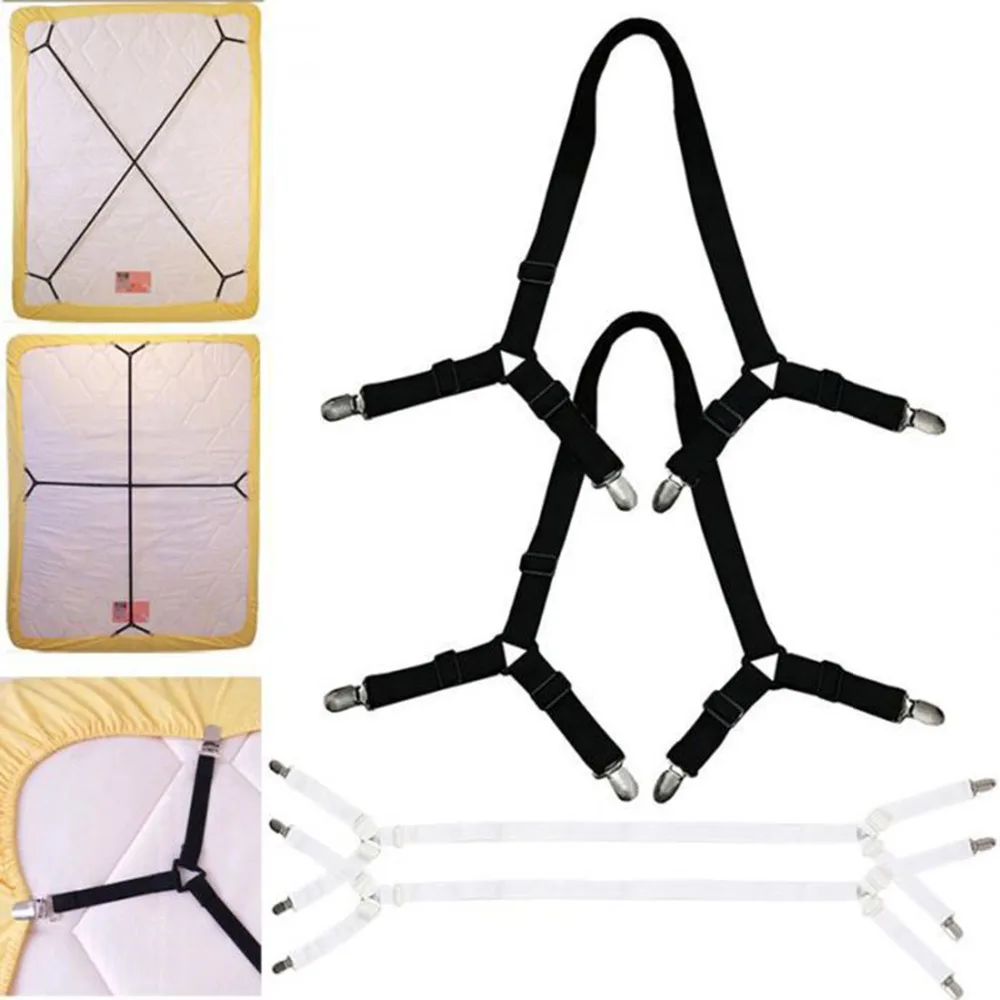 2 Pack 4 Corners Long Elastic Clamp Sheet Holder Adjustable Mattress Clamp Fixing Anti-Slip Straps Clip Hanger Bed Sheet Clips
2 Pack 4 Corners Long Elastic Clamp Sheet Holder Adjustable Mattress Clamp Fixing Anti-Slip Straps Clip Hanger Bed Sheet Clips
