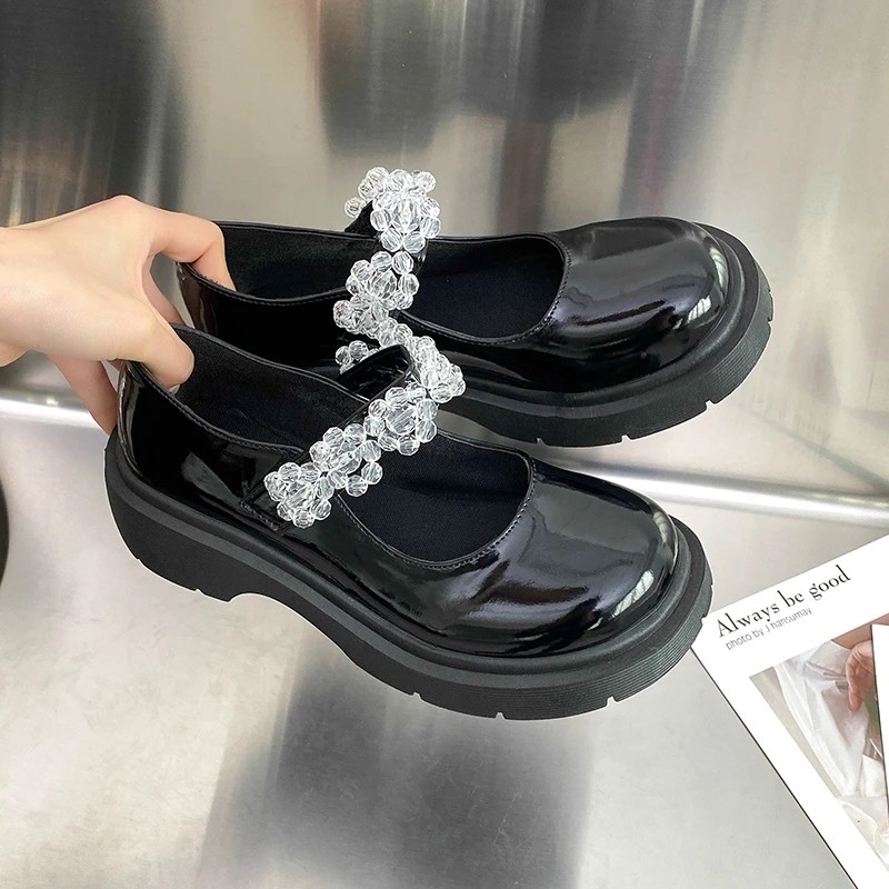 Mary Jane Leather Shoes Women's Low Heel Japanese JK 2022 Spring New Retro British Style Thick Sole Single Shoes T
Mary Jane Leather Shoes Women's Low Heel Japanese JK 2022 Spring New Retro British Style Thick Sole Single Shoes T