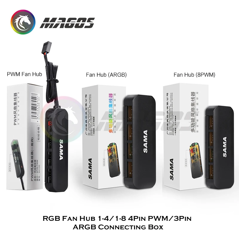 SAMA Pwm & Argb Hub 12v 4pin Fan 5V 3pin ARGB разделитель кабеля 1-4 & 1-8 адаптер для ПК чехол вентилятор охладитель
SAMA Pwm & Argb Hub 12v 4pin Fan 5V 3pin ARGB разделитель кабеля 1-4 & 1-8 адаптер для ПК чехол вентилятор охладитель