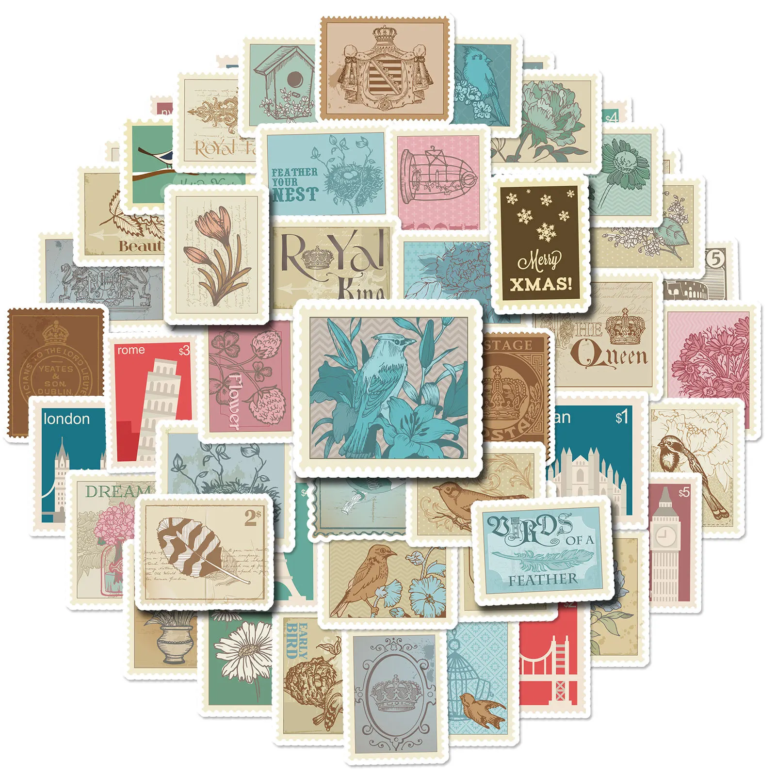 50 pcs Moran Stamp Material Stickers Graffiti Helmet Stickers Luggage Laptop Mobile Phone Stickers
50 pcs Moran Stamp Material Stickers Graffiti Helmet Stickers Luggage Laptop Mobile Phone Stickers