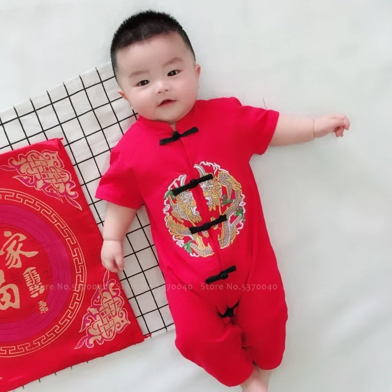 Традиционный костюм в китайском стиле Hanfu Tang, комбинезоны для новорожденных, весенний фестиваль, новогодняя праздничная одежда, Детский комбинезон для девочек, костюм
Традиционный костюм в китайском стиле Hanfu Tang, комбинезоны для новорожденных, весенний фестиваль, новогодняя праздничная одежда, Детский комбинезон для девочек, костюм