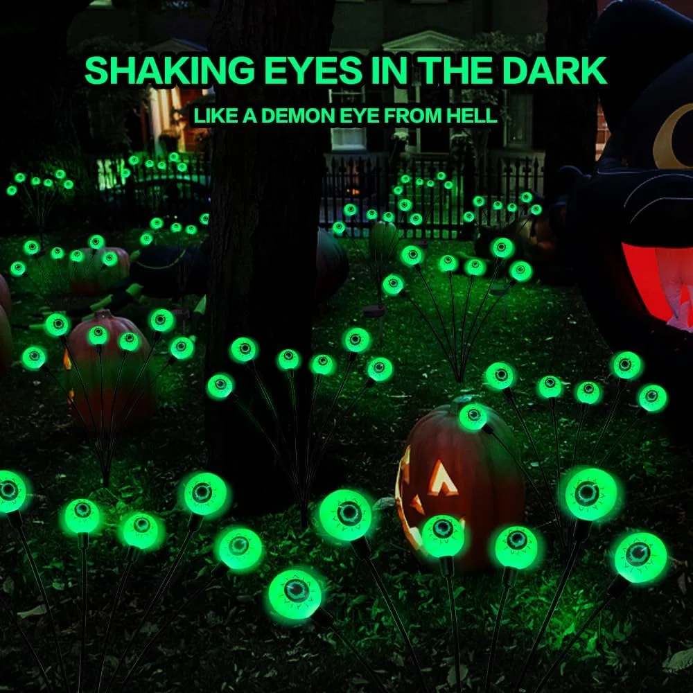 Solar Light String Eyeball Lamp Halloween Ghost Eye Ground Mounted Lamp Outdoor Courtyard Holiday Party Decoration Light String
Solar Light String Eyeball Lamp Halloween Ghost Eye Ground Mounted Lamp Outdoor Courtyard Holiday Party Decoration Light String