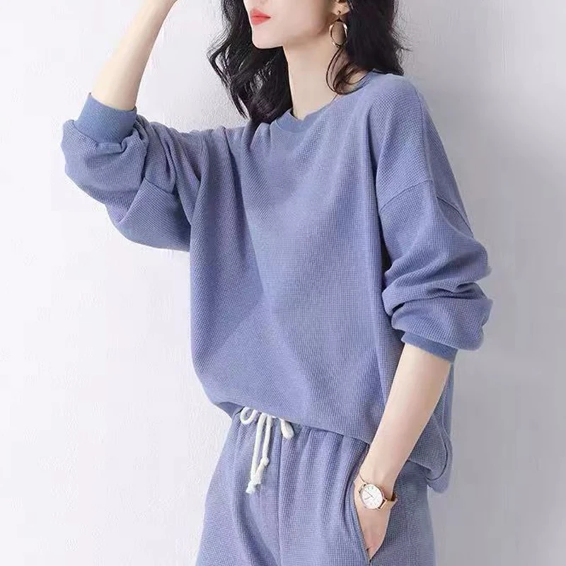 Autumn Hoodies Tracksuit 2 Piece Sets Women Solid Thick O-Neck Sweatshirt Pullovers Drawstring Trouser Pants Winter Loose Suits
Autumn Hoodies Tracksuit 2 Piece Sets Women Solid Thick O-Neck Sweatshirt Pullovers Drawstring Trouser Pants Winter Loose Suits