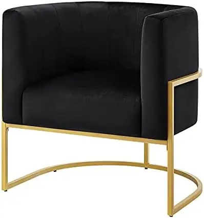 Upholstered Living Room Chairs Modern Jade GreenTextured Velvet Accent Chair with Golden Metal Stand-Jade Green Metal chair Acry
Upholstered Living Room Chairs Modern Jade GreenTextured Velvet Accent Chair with Golden Metal Stand-Jade Green Metal chair Acry