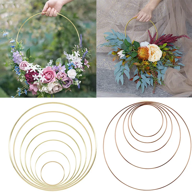 10-30cm Metal Hoop Wreath Frame Wire Ring Flower Garland Holder Rings DIY Macrame Floral For Wedding Decoration Dream Catcher
10-30cm Metal Hoop Wreath Frame Wire Ring Flower Garland Holder Rings DIY Macrame Floral For Wedding Decoration Dream Catcher