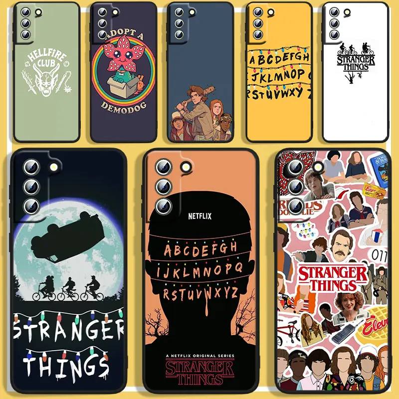 Stranger Things Phone Case For Samsung S8 S9 S10 S20 S21 S22 Plus 4G S10e 5G Lite Ultra FE Black Funda Cover Soft Back Silicone
Stranger Things Phone Case For Samsung S8 S9 S10 S20 S21 S22 Plus 4G S10e 5G Lite Ultra FE Black Funda Cover Soft Back Silicone
