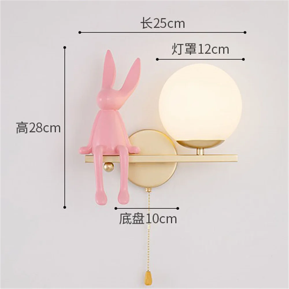 Настенная светодиодная лампа NCKyCCTBO розовый кролик
Настенная светодиодная лампа NCKyCCTBO розовый кролик