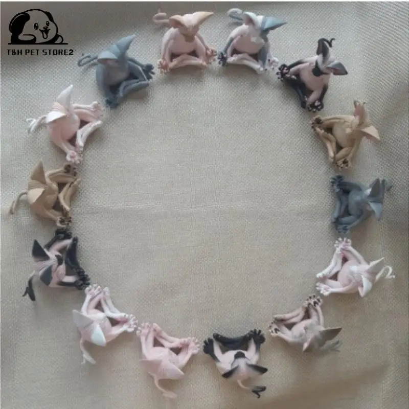 Cute Sphynx Cats Ornaments Indoor Car Decorations Zen Practice Model Anime Statue Micro Landscape Miniature Garden Accessories
Cute Sphynx Cats Ornaments Indoor Car Decorations Zen Practice Model Anime Statue Micro Landscape Miniature Garden Accessories