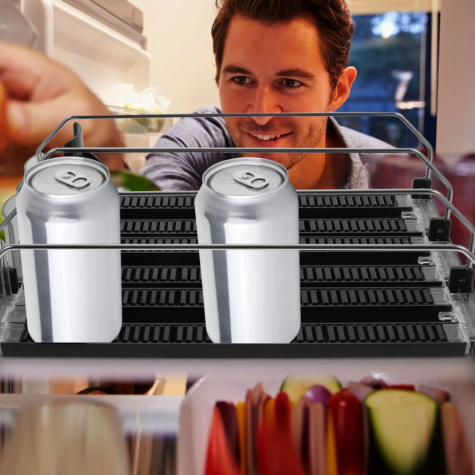 3 Pcs Bracket Mini Fridg Soda Can Dispenser Refrigerator Organizer Abs Water Bottle Drink Pusher Fridge Automatic Cabinet
3 Pcs Bracket Mini Fridg Soda Can Dispenser Refrigerator Organizer Abs Water Bottle Drink Pusher Fridge Automatic Cabinet