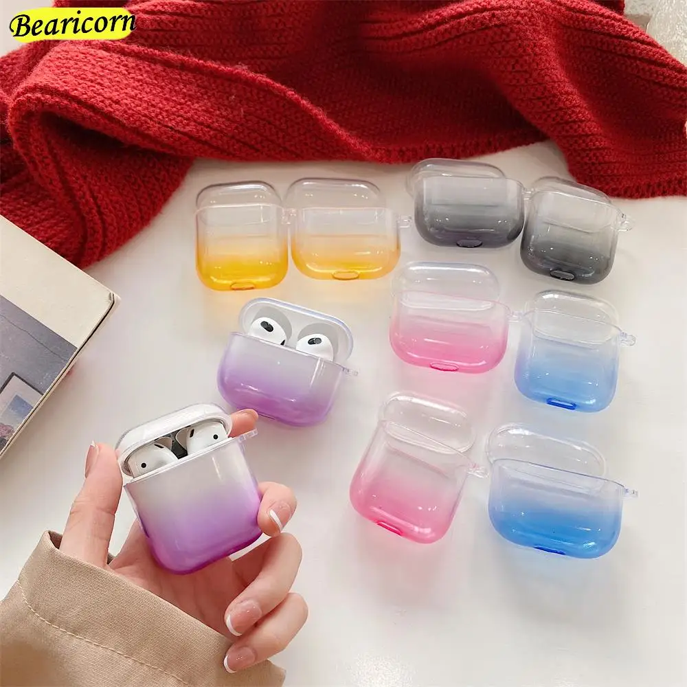 Gradient Candy Color Transparent TPU Case For Apple AirPods Air Pods 1 2 Pro Wireless Headphone Protector Soft Silicone Cover
Gradient Candy Color Transparent TPU Case For Apple AirPods Air Pods 1 2 Pro Wireless Headphone Protector Soft Silicone Cover