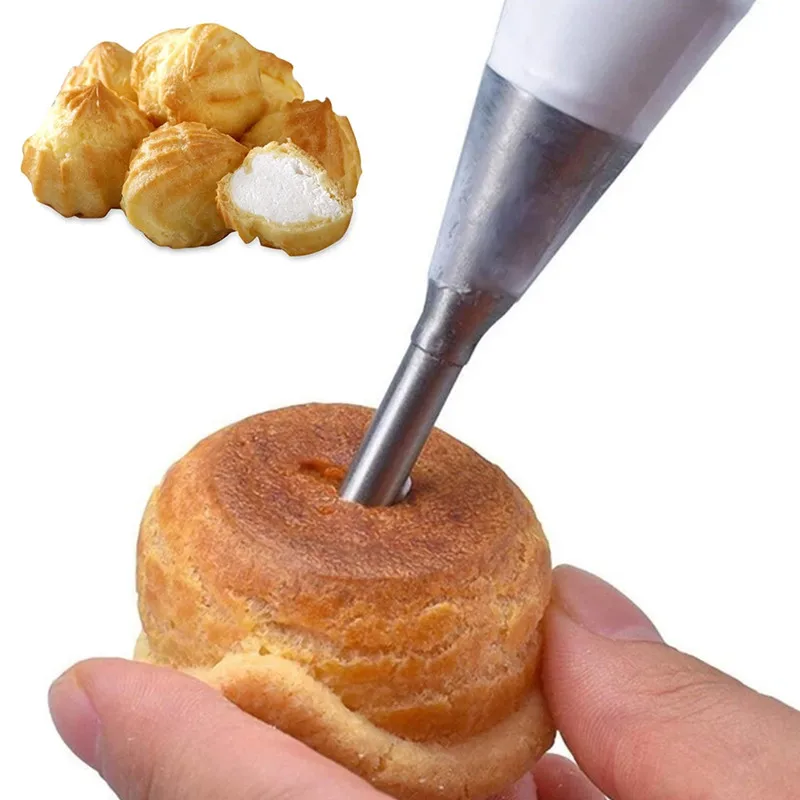 4Pcs Pointed Cream Piping Nozzle Tip Stainless Steel Puff Cupcake Injection Russian Syringe Puff Nozzle Tip Pastry Kitchen Tool
4Pcs Pointed Cream Piping Nozzle Tip Stainless Steel Puff Cupcake Injection Russian Syringe Puff Nozzle Tip Pastry Kitchen Tool
