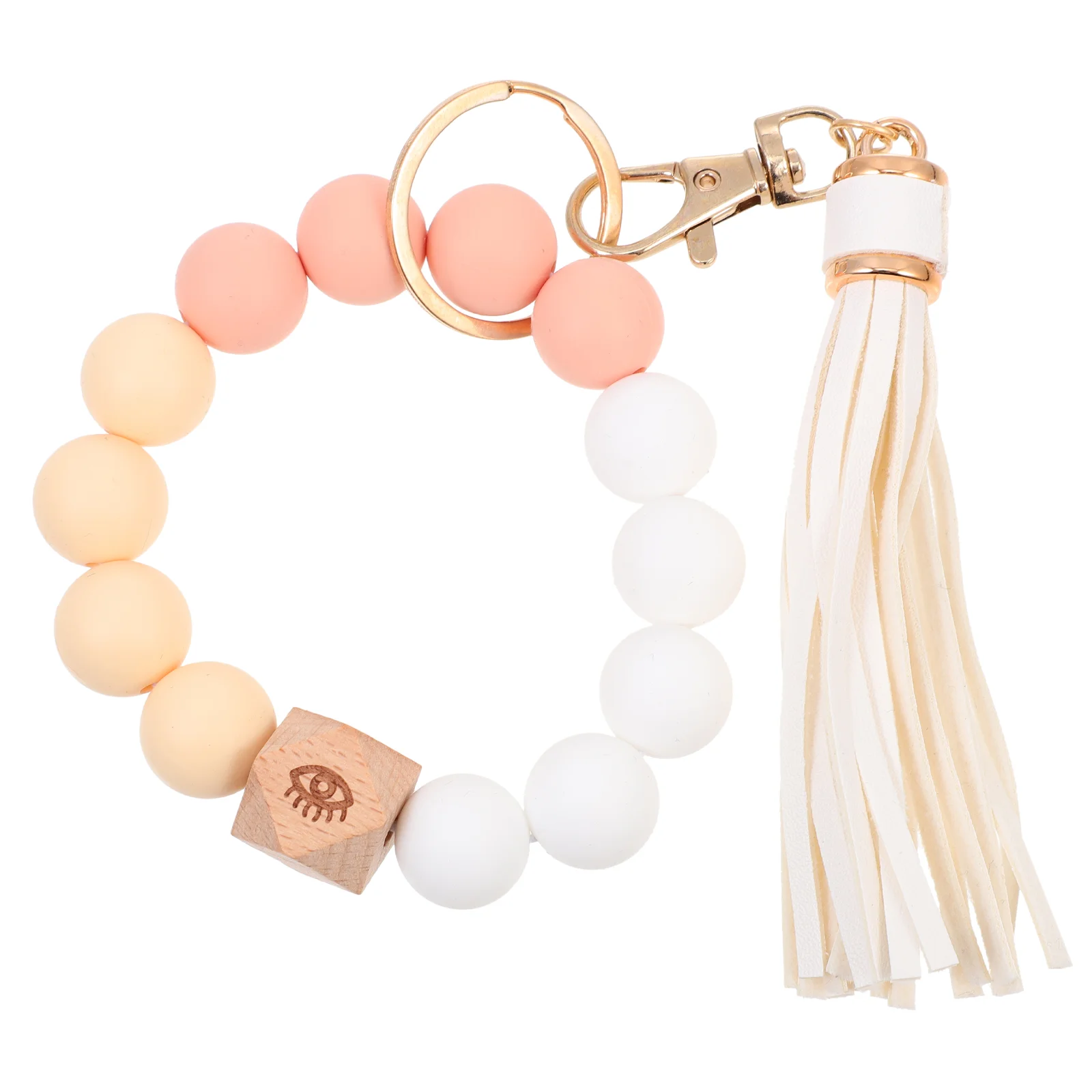 Silicone Bead Keychain Car Keys Beads Wristlet Portable Beaded Bracelet Bangle Silica Gel Keyring Pendant Decor Miss
Silicone Bead Keychain Car Keys Beads Wristlet Portable Beaded Bracelet Bangle Silica Gel Keyring Pendant Decor Miss