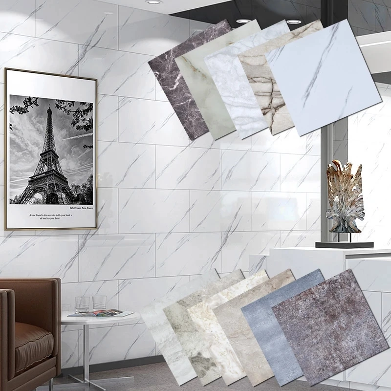 30*30cm Marble Tile Self-Adhesive Stickers for Wall Floor Bathroom Wallpapers DIY Bedroom TV Backdrop Home Decor
30*30cm Marble Tile Self-Adhesive Stickers for Wall Floor Bathroom Wallpapers DIY Bedroom TV Backdrop Home Decor