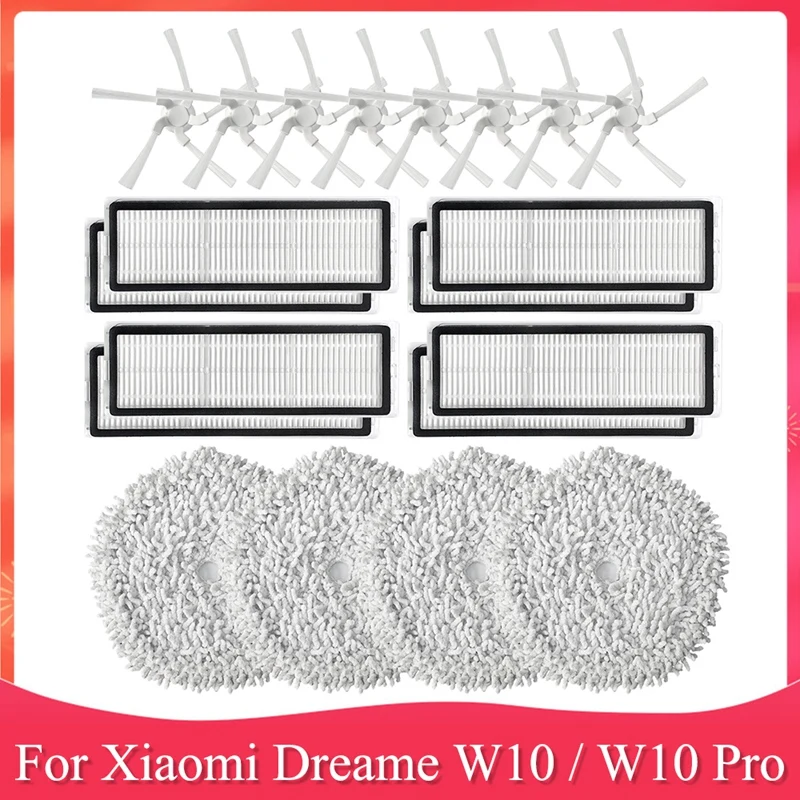 Replacement Parts For Xiaomi Dreame W10 / W10 Pro Robot Vacuum Cleaner Mop Cloth HEPA Filter Side Brush
Replacement Parts For Xiaomi Dreame W10 / W10 Pro Robot Vacuum Cleaner Mop Cloth HEPA Filter Side Brush