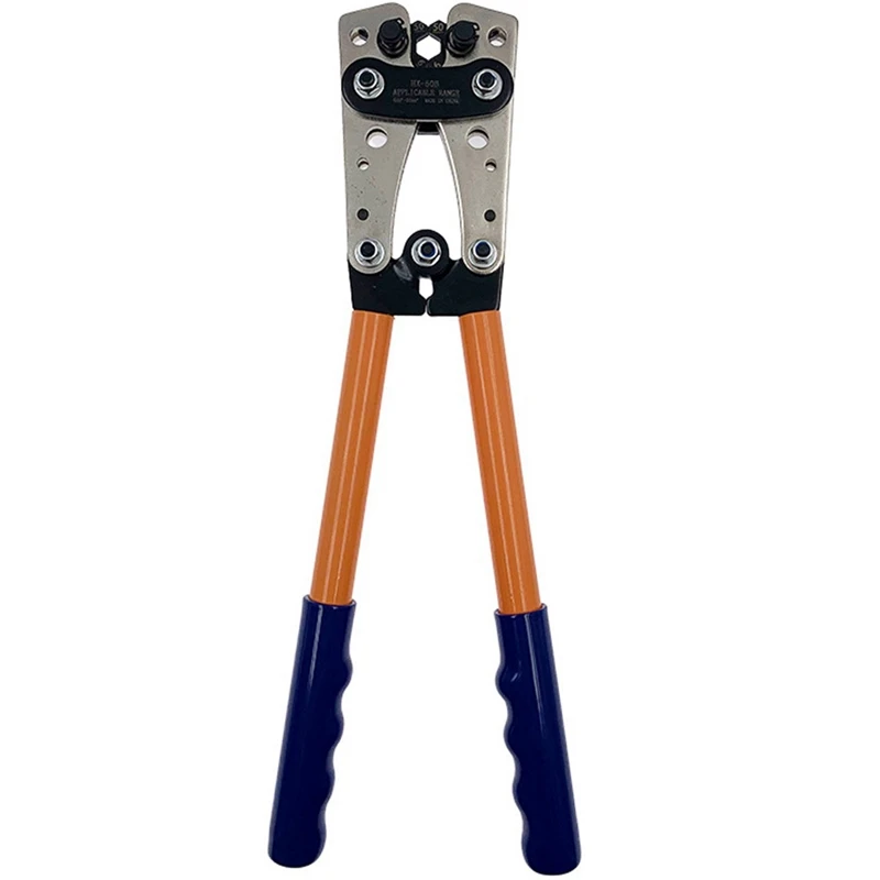 HX-50B Crimping Pliers Bare Terminal Copper Nose Crimping Pliers Line Crimping Pliers 6-50Mm Yellow
HX-50B Crimping Pliers Bare Terminal Copper Nose Crimping Pliers Line Crimping Pliers 6-50Mm Yellow