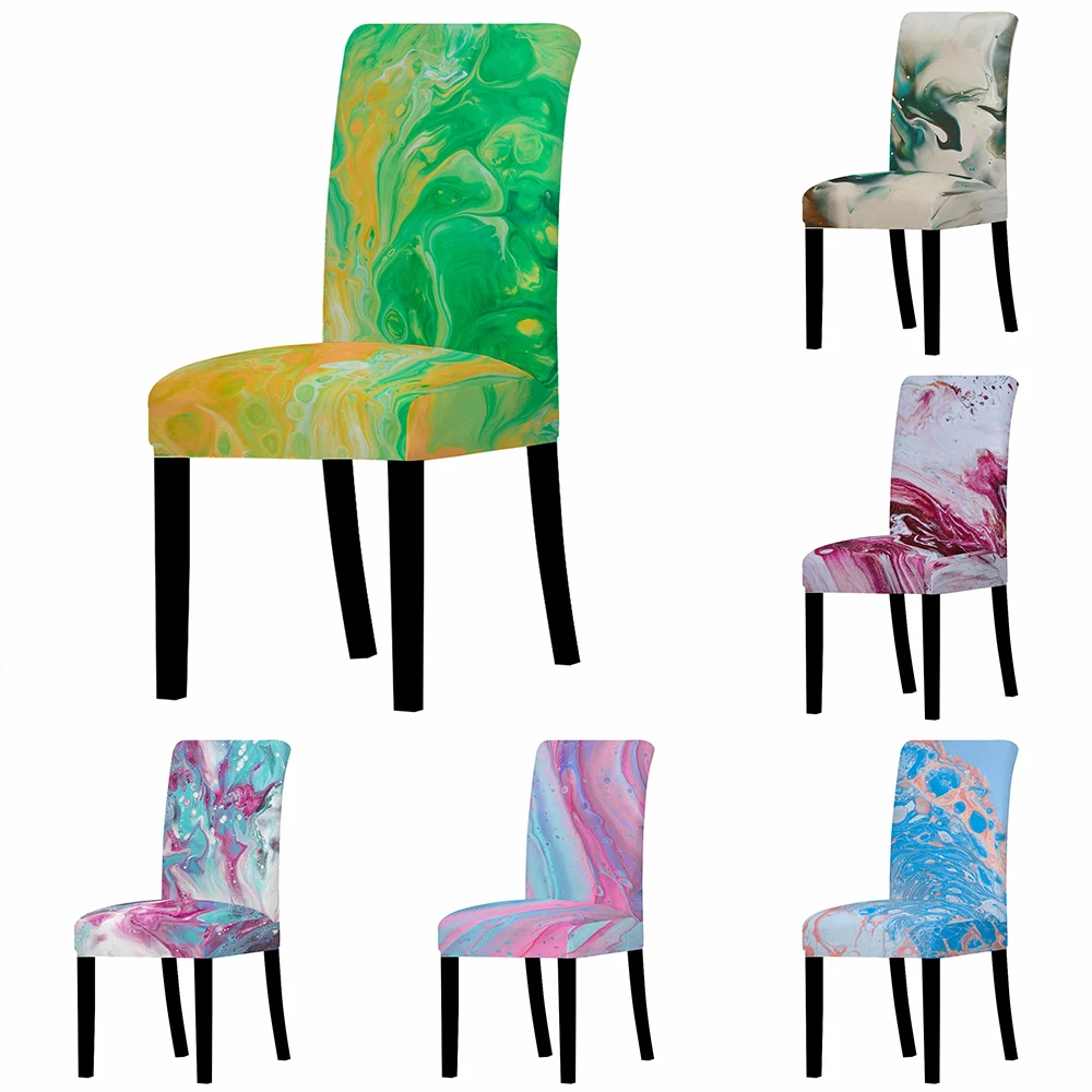 Spandex Chair Cover Stretch Home Dining Elastic Marble Print Chair Covers Multifunctional Elastic Cloth Universal Size
Spandex Chair Cover Stretch Home Dining Elastic Marble Print Chair Covers Multifunctional Elastic Cloth Universal Size
